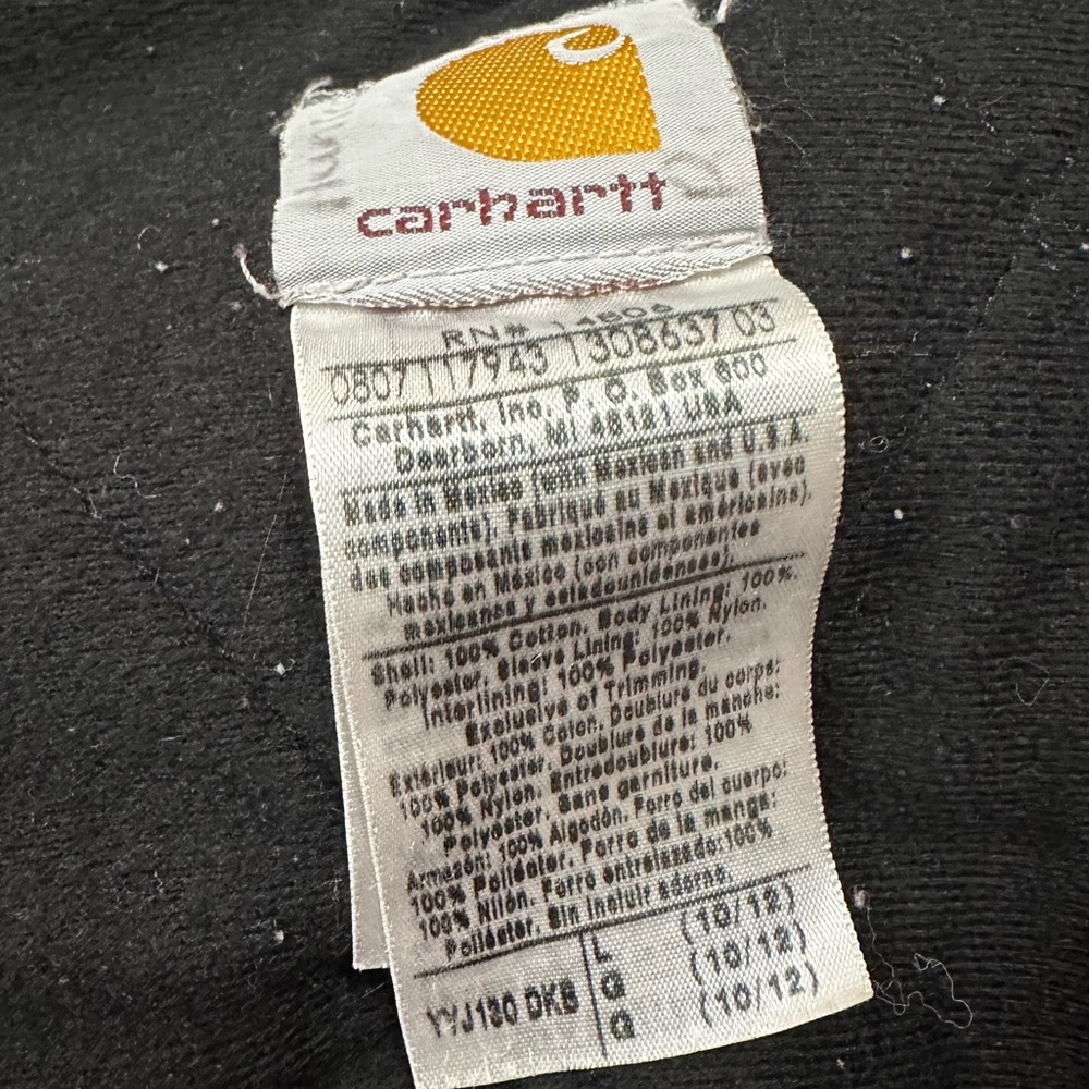 Carhartt Kids Brown Hooded Jacket - Picture 3 of 9